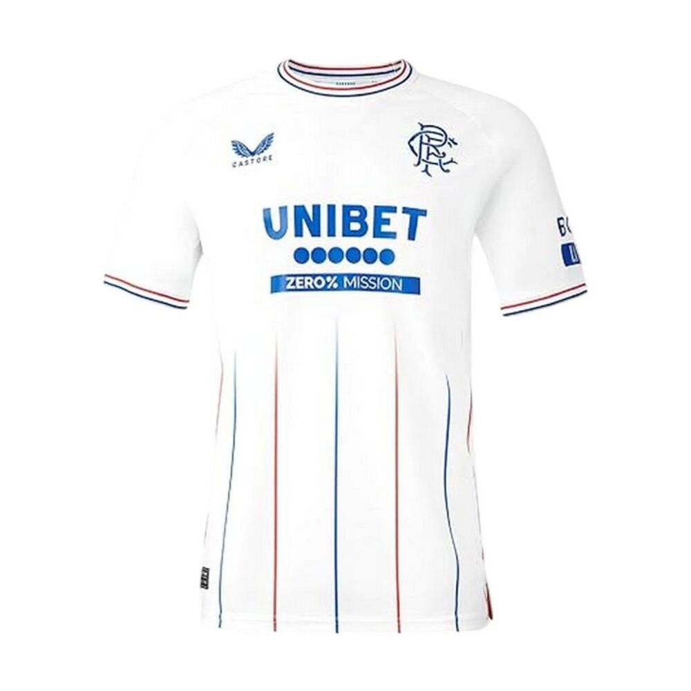 Castore Womens/Ladies Rangers FC Short-Sleeved Football Shirt / Brilliant White